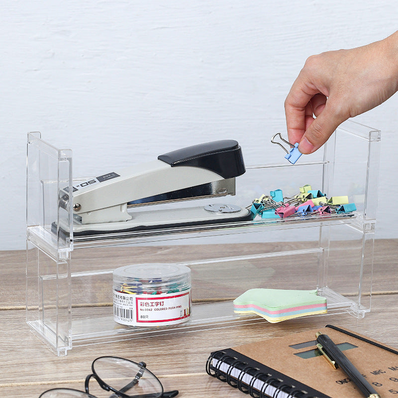 5028. Japan Km.5029. Simple Transparent Shelf, Multiple Hand-Made Display Shelves Can Be Stacked