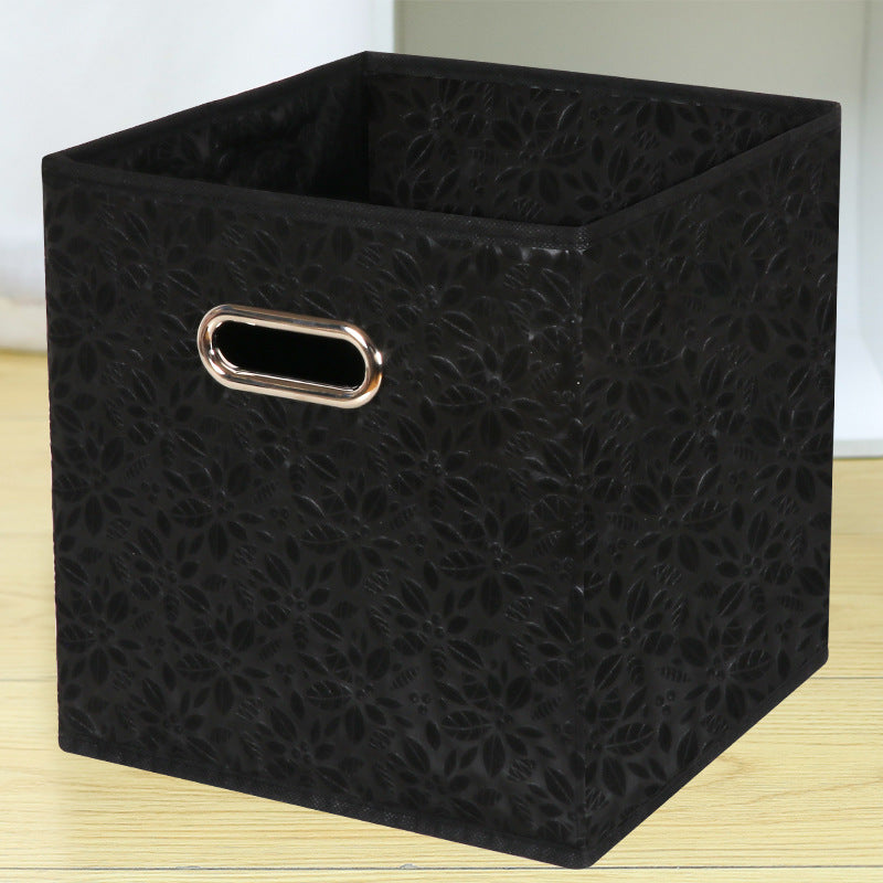 Amazon Lidless Storage Box Fabric Storage Box Foldable Large Drawer Storage Box Toy Storage Box