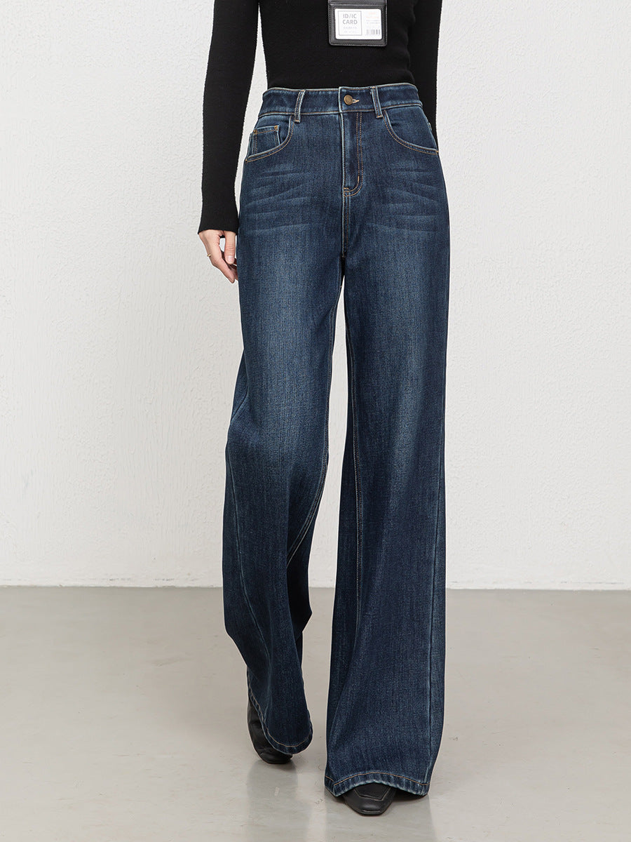 If the 2025 Winter New Style Fleece-Lined and Thickened Women's Jeans Are Four-Way Stretch, Warm, Long, Flared Pants 8120H