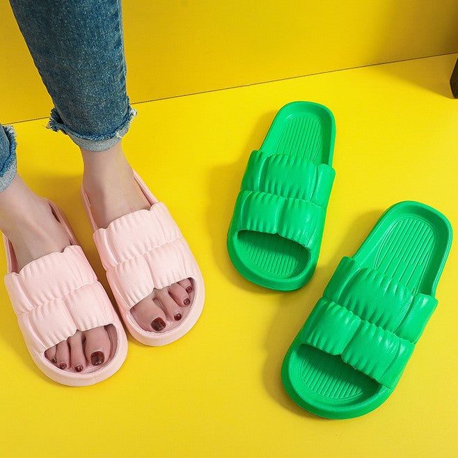 1035 a generation of hair household female summer home indoor couple bathroom bath soft bottom non-slip sandals and slippers manufacturers
