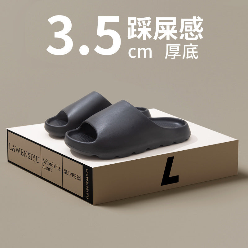Cross-border Managed Coconut Slippers Men's Sports Outdoor Wear Home Shit Feeling Thick Bottom EVA Slippers Women's Foreign Trade