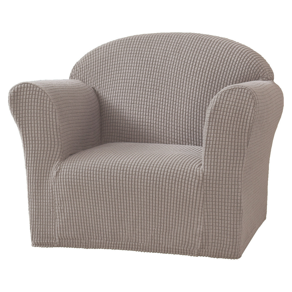 Cross-border Exclusive Elastic Fleece Children's Sofa Cover Solid Color Simple Small Sofa Cover Baby Sofa Cover