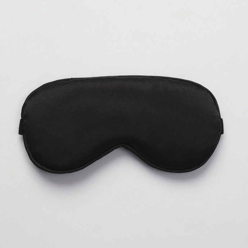 Cross-Border Eye Masks in Stock, Double-Sided Imitation Silk Sleep Wholesale, Blackout for Nap, Travel, Aviation, Full Blackout Eye Protection