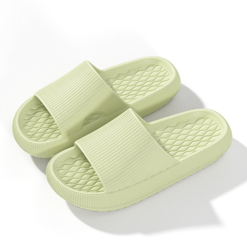 Women's summer ins indoor home EVA bathroom dormitory thick bottom non-slip couple summer slippers men can wear outside