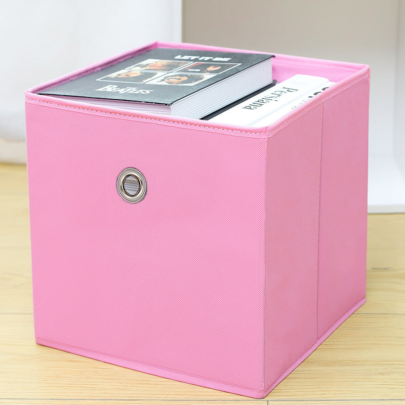 Amazon Lidless Storage Box Fabric Storage Box Foldable Large Drawer Storage Box Toy Storage Box