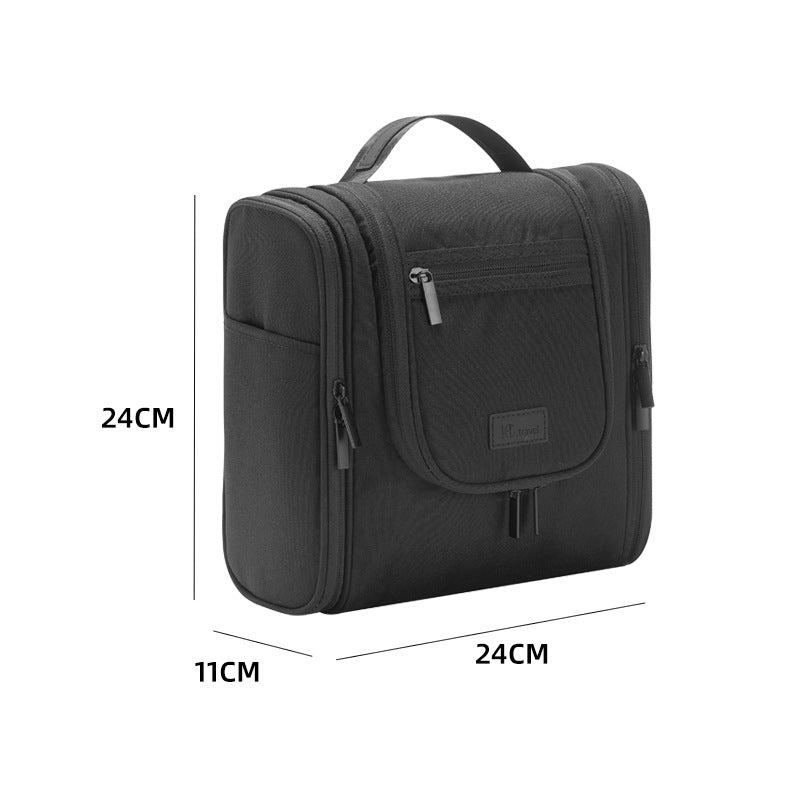 Multi-functional double-opening wash large-capacity travel storage bag portable hook wash bag anti-splash thickened portable