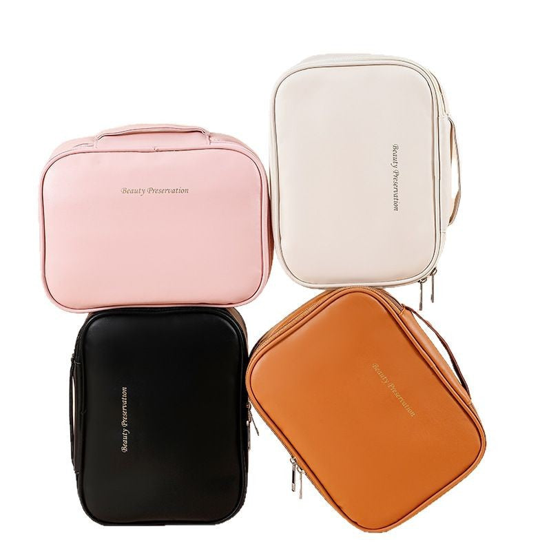 Cosmetic Bag Women's Large Capacity Portable 2025 New Accessible Luxury Classy Internet Celebrity Travel Cosmetics Toiletry Bag Storage Bag