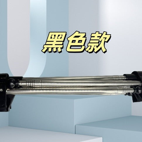 Portable Telescopic Folding Drying Rack Stainless Steel Telescopic Folding Hanger Household Bold Travel Clothes Bar
