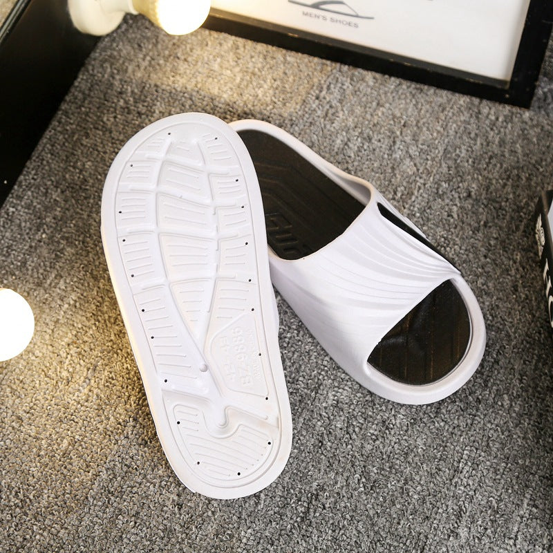 Men's Outdoor Slippers for Summer, Men's Beach Flip-Flops, Couple's Home Non-Slip Sandals, Men's Non-Slip and Wear-Resistant Slippers