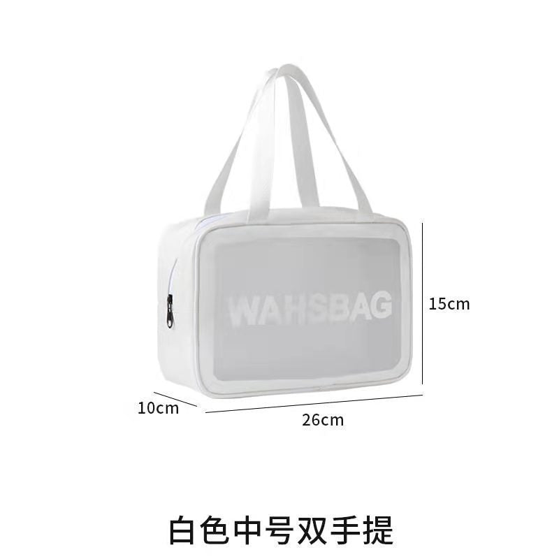 Cosmetic Bag in Ins Style, Large Capacity Women's Makeup Bag, Waterproof Toiletry Bag, Portable Travel Storage Bag, Popular Ins Style