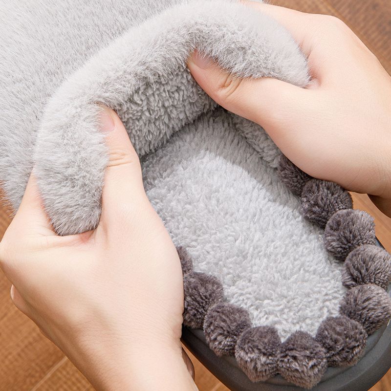 Winter plus size Men's Cotton Slippers Thickened Indoor and Outdoor Wear Non-slip Thick Bottom Warm Home Use Men's and Women's Cotton Slippers Day