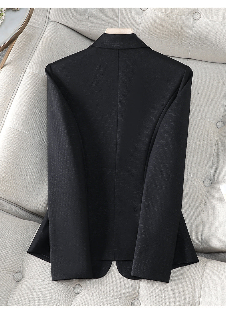 2025 Autumn/Winter Amazon Casual Fashion Women's Slim Short Chanel-Style Blazer for Cross-Border Trade 8535