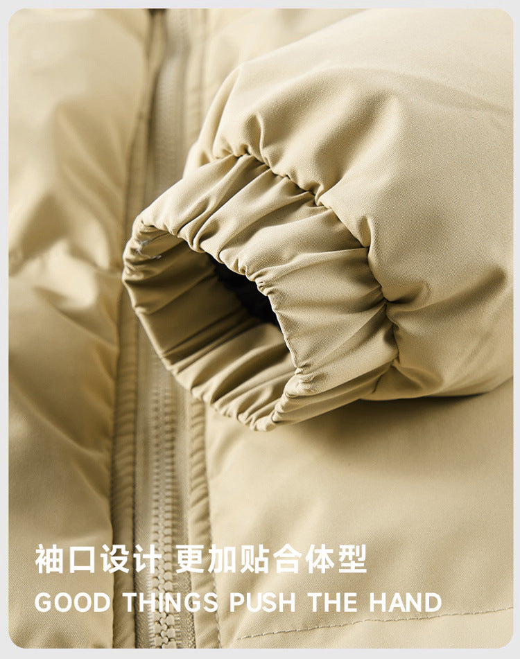 Cross-Border Large Size Hot-Selling Hooded Removable Couple High-Quality Cotton Clothing Autumn and Winter Thickened Cotton Windproof and Warm Cotton Clothing