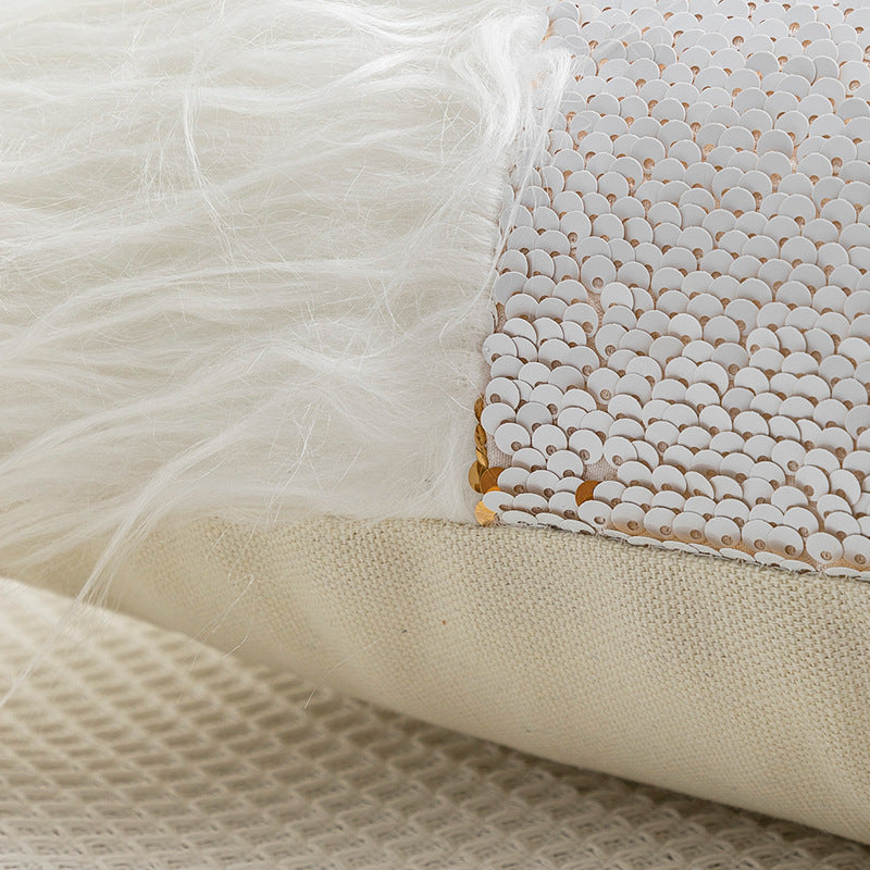 New Christmas pillow holiday decoration love pillow model room bedroom bedside tufted cushion pillowcase wholesale
