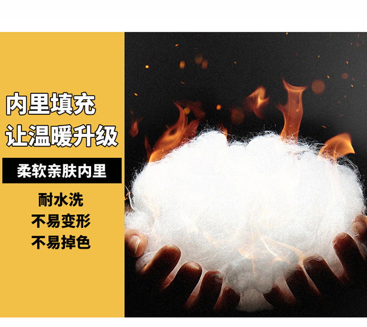 Cross-border New Winter Down Cotton-padded Jacket Young and Middle-aged Men's Thickened Warm Cotton-padded Jacket Hooded Cotton-padded Jacket Men's Clothing