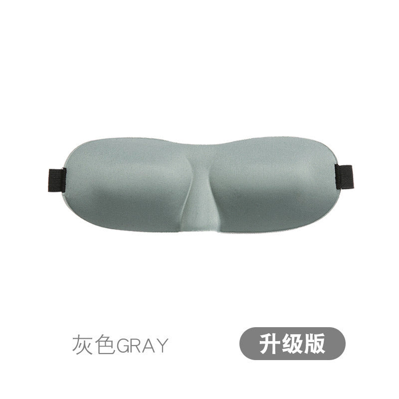 3D Eye Mask Sponge Fabric Light-Blocking Eye Protection Travel Aviation Sleep Unisex Customizable Logo Full Blackout