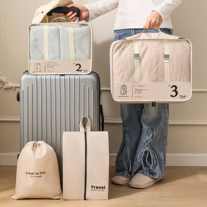 Travel Storage Bag Seven-Piece Suitcase Clothing Sorting Bag Clothing Partition Portable Storage Set