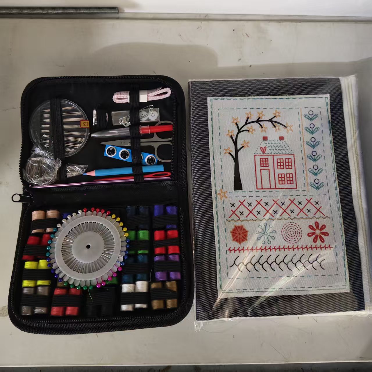 Cross-Border Hot-Selling Household Portable Sewing Kit, Daily Sewing Tools Multi-Piece Set, Handmade Sewing Kit