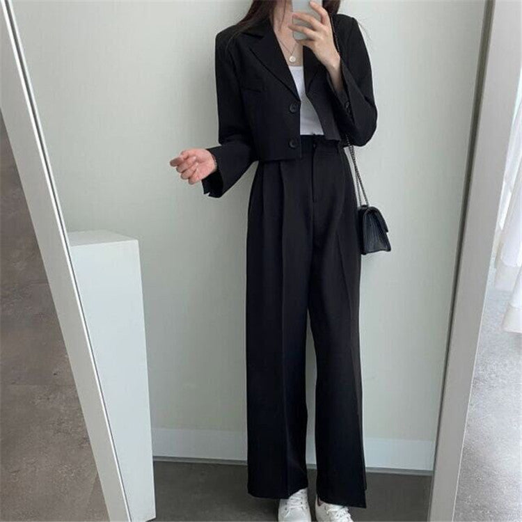 Autumn 2022 New khaki Small Suit Jacket Women's High Sense Small Temperament Commuter Suit suit