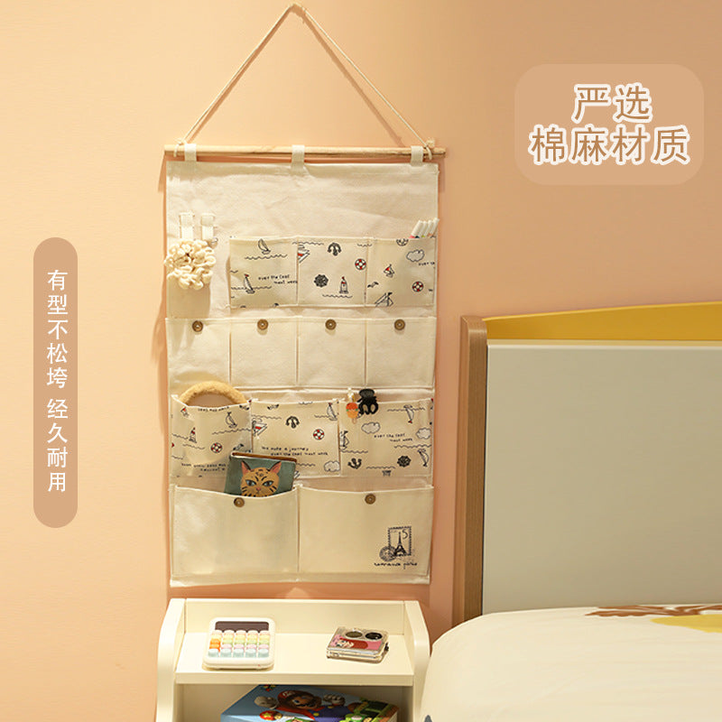 Wall-Mounted Hanging Bag for Door, Bedside, or Wall Storage for Mobile Phones and Other Items; a Great Storage Solution