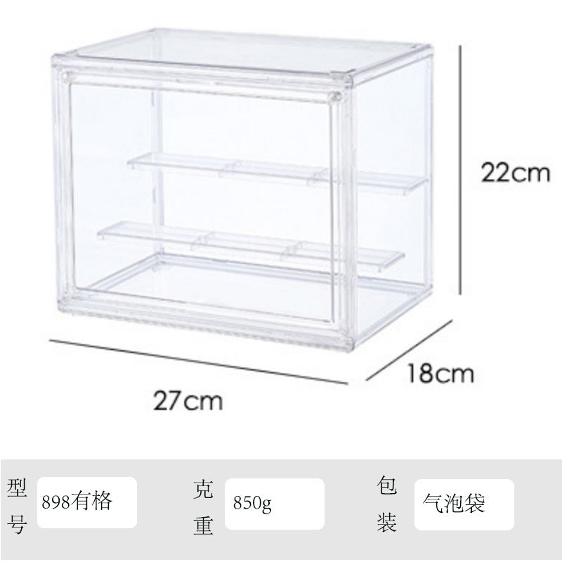 Blind Box Storage Display Stand Desktop Transparent Dustproof Acrylic Lego Bubble Mate Storage Cabinet Hand Display Box