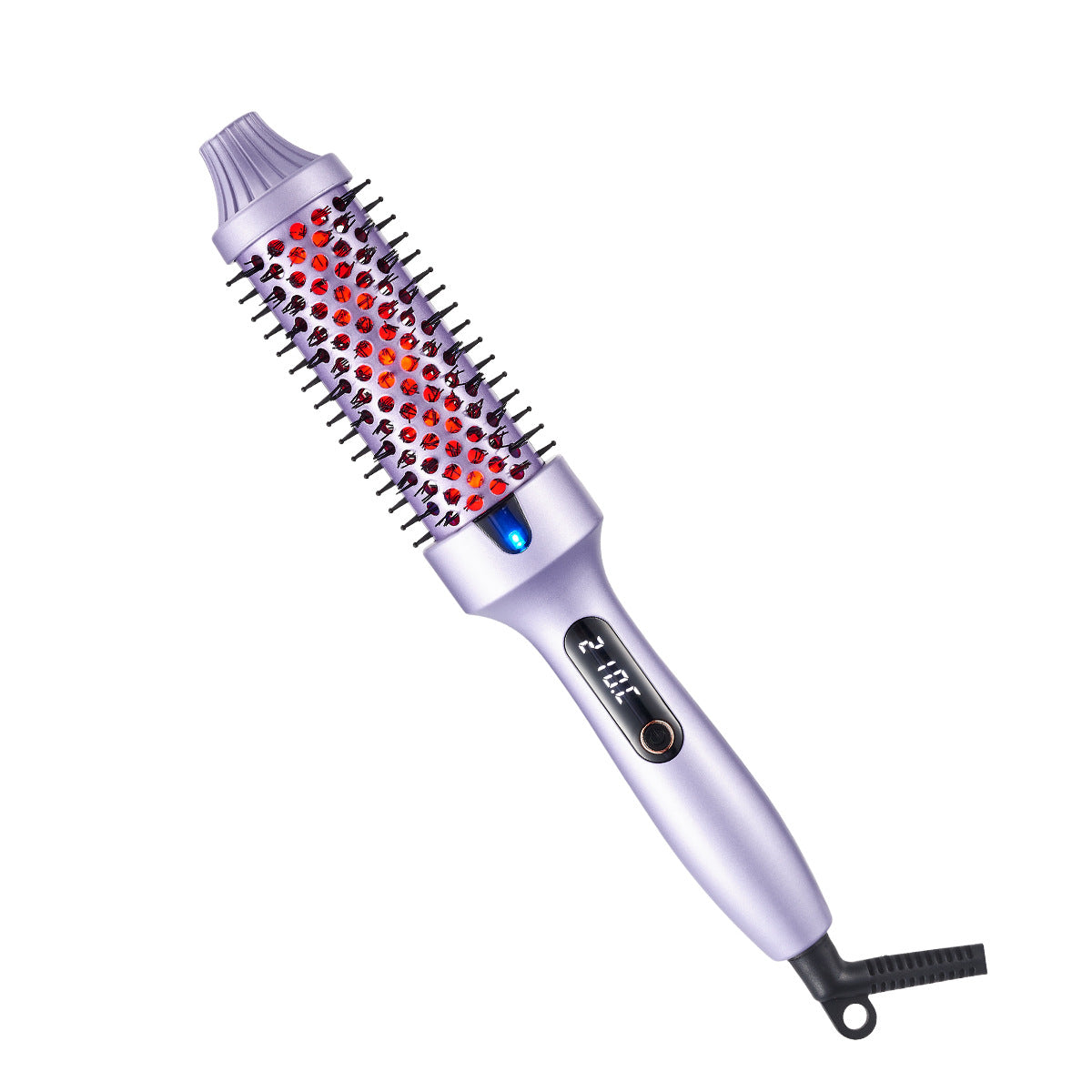 Patented Cross-Border Popular Infrared Curling Comb Straightening Comb Curling Iron Internet Celebrity Short Hair Home Electric Curling Wand