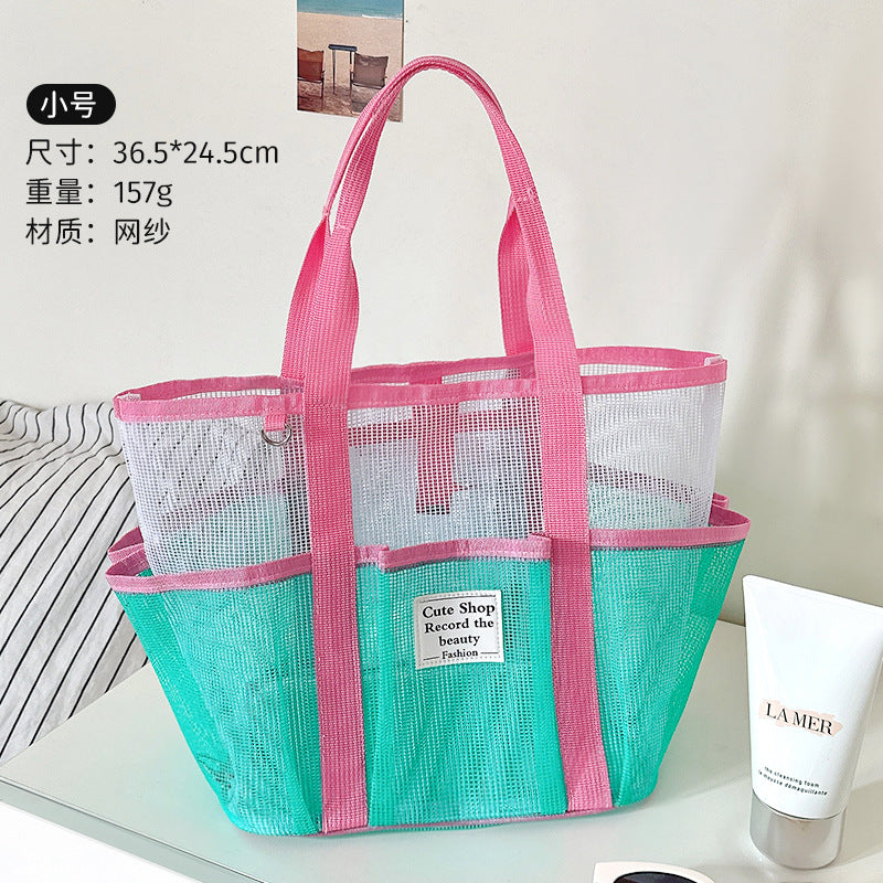 Hollow Swimming Bag Large Capacity Beach Bag Girls Storage Beach Beach Bag Foldable Shopping Bag Wholesale