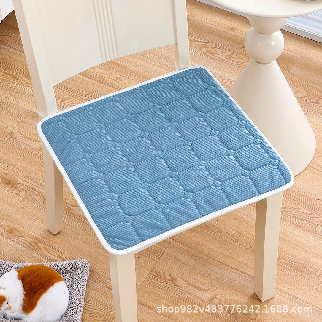 Chair cushion cushion four seasons universal chair cushion office fart cushion restaurant dining chair stool non-slip square seat cushion