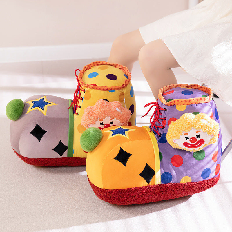New Internet Celebrity Clown Shoes Pillow Blanket Backrest Multifunctional Stuffed Toy Parent-Child Home Couple Gift