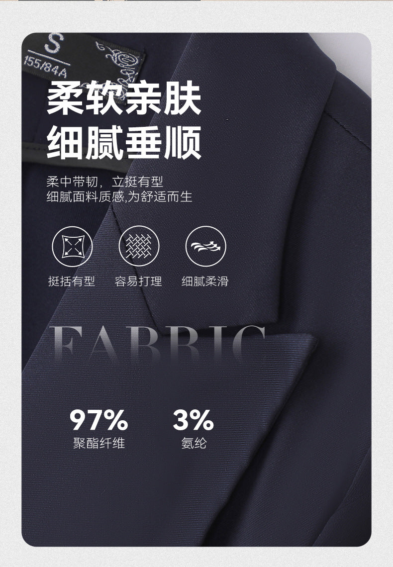 Seven-point Sleeve Suit suit Women's Spring and Summer New College Student Work Clothes Interview Dress Slim-fit Jacket Professional Suit