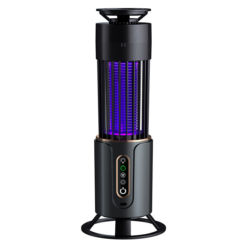 Cross-border USB Rechargeable Mosquito Killer Purple Light Mosquito Trap Three-in-One Household Indoor Portable Electric Shock Mosquito Killer Artifact