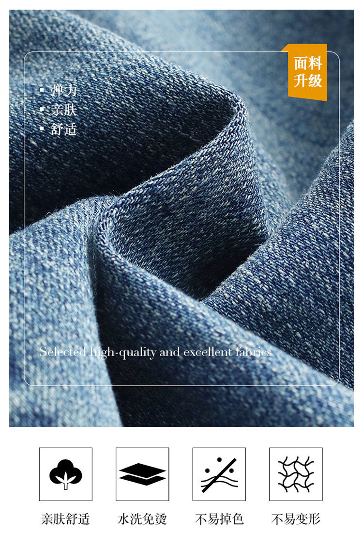 Brand Women's Straight-Leg Jeans 2025 Spring and Autumn New High-Waisted Slimming Loose Cropped Versatile Fashion Cigarette Pants