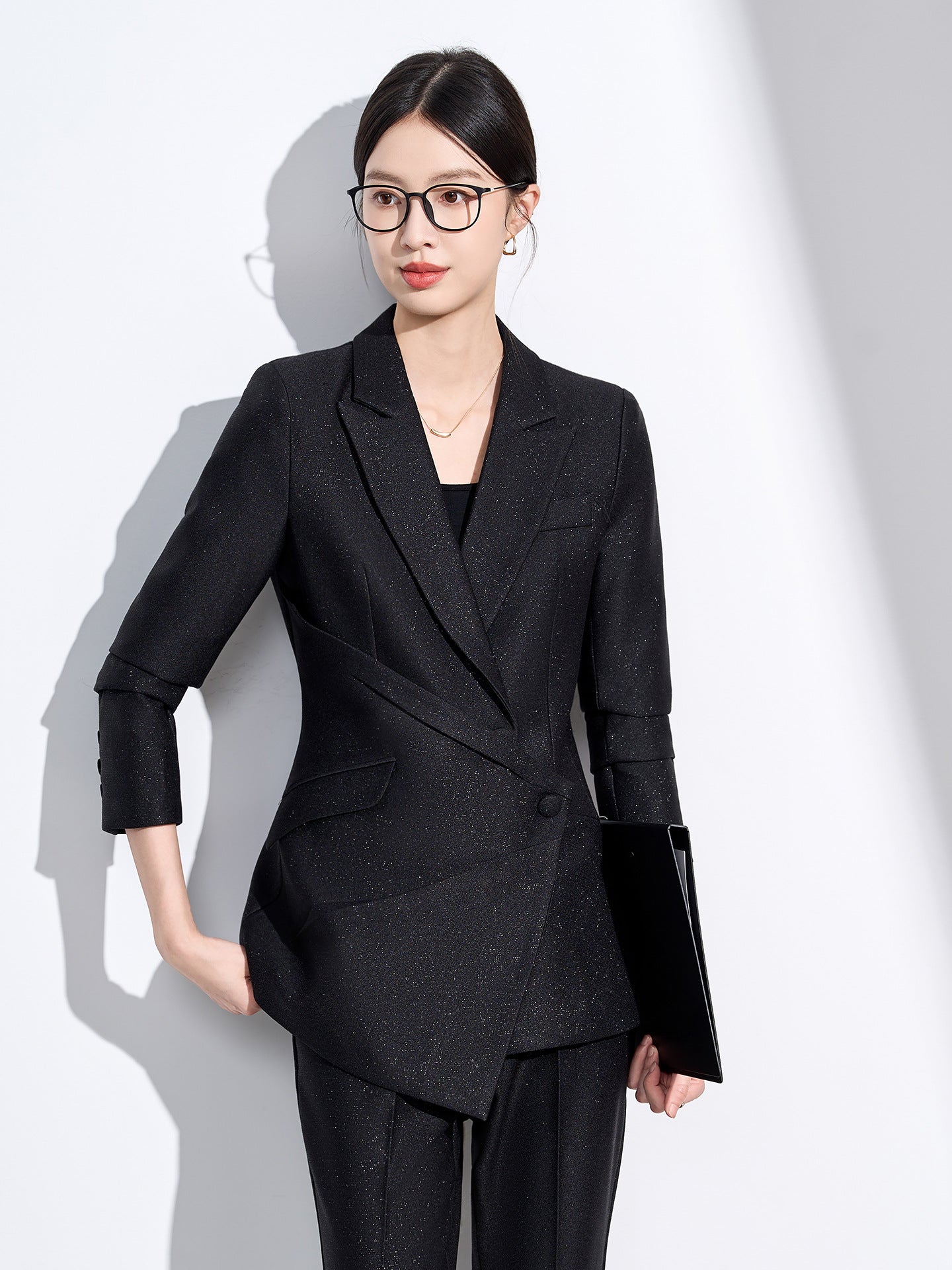 Cross-Border Women's Suit Set, New Design, Professional Formal Attire for Hotel and Beauty Salon Managers, Workwear Blazer