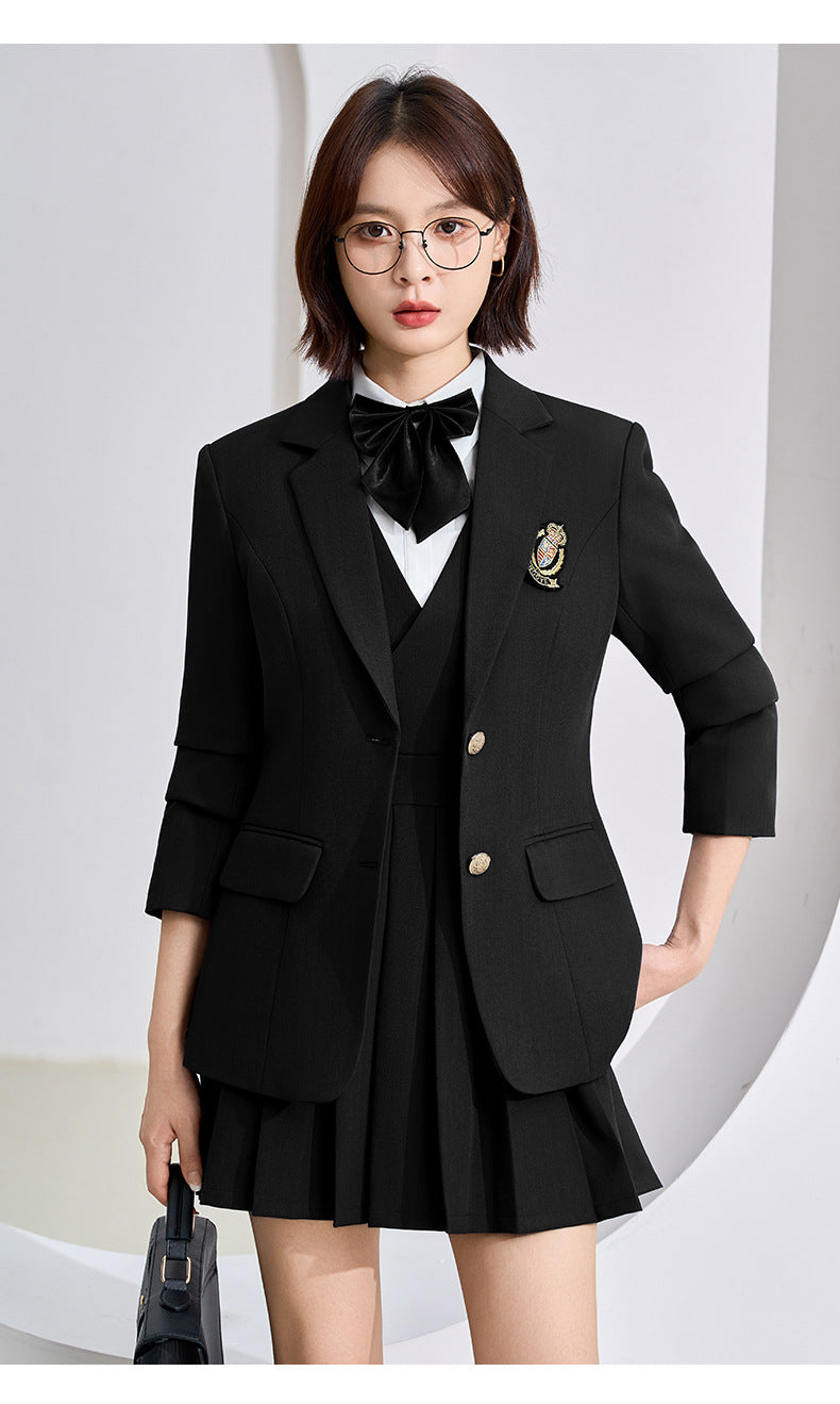 Designed Elegant Professional Women's Suit Jacket 2025 Autum New Slim Fit Ol Work Clothing Versatile Suit