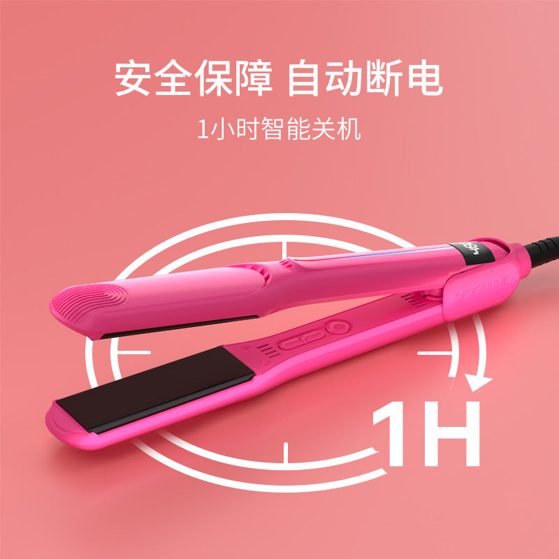 Factory wholesale cross-border foreign trade straight hair rod straight roll dual-purpose curling iron household hair straightening plate splint straightener