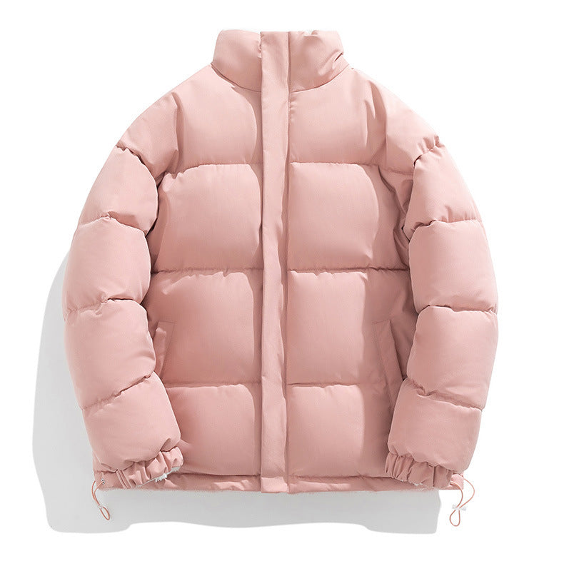 Men's Winter New Cotton Coat with Lamb Fleece, Thickened Couple's Stand Collar Casual Trendy Cotton Jacket Manufacturer