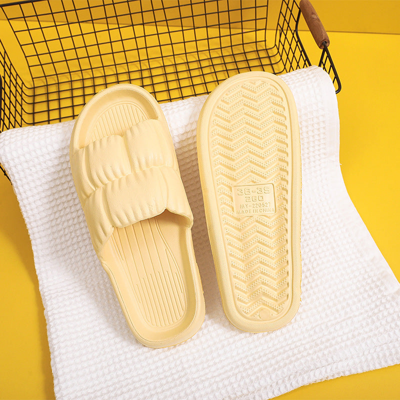 1035 a generation of hair household female summer home indoor couple bathroom bath soft bottom non-slip sandals and slippers manufacturers