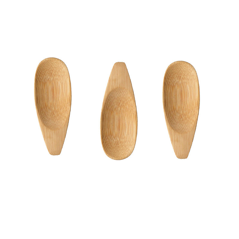 Carefully Selected Bamboo Spoons, Japanese-Style Small Bamboo Spoons, Tea Spoons, Tea Spatulas, Short-Handled Tea Spoons, Tea Ceremony Dessert Spoons, Ice Cream Spoons