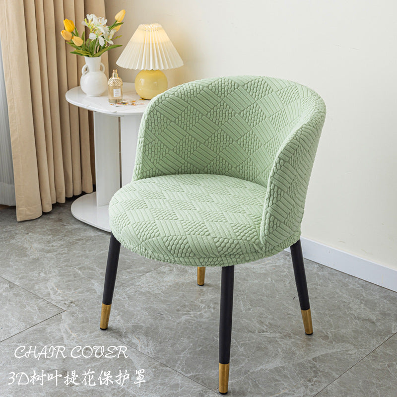 Curved chair cover dressing table dressing table office coffee shop conference semicircle chair cover chopsticks cover cover cloth