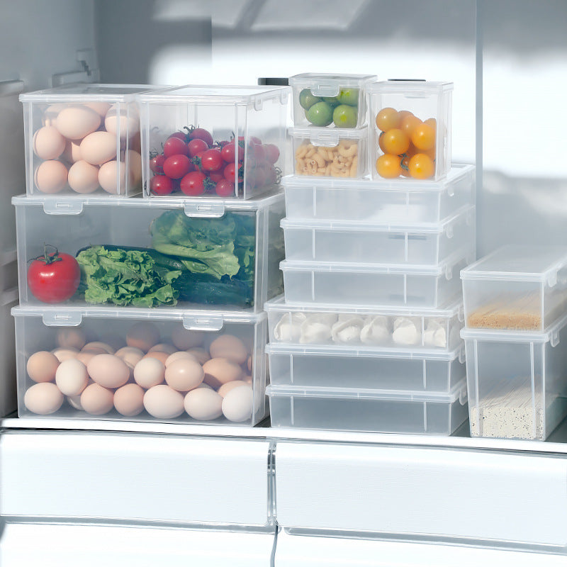 [Special Offer] Transparent Storage Box Flip-Top Organizer Multi-Purpose Square Storage Box Miscellaneous Box 20 Sizes