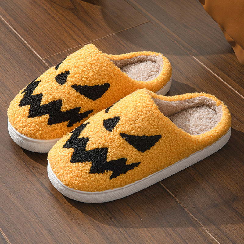 Halloween towel embroidery cross-border foreign trade men and women couples indoor home wood floor Mao Mao slippers