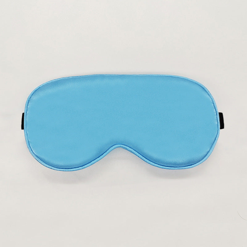Cross-Border Eye Masks in Stock, Double-Sided Imitation Silk Sleep Wholesale, Blackout for Nap, Travel, Aviation, Full Blackout Eye Protection