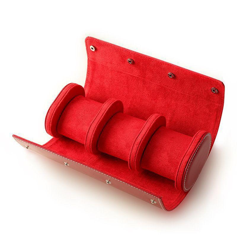2025 Cross-Border Portable 1-Digit 2-Digit 3-Digit Watch Box Pu Leather Watch Storage Box Packaging Box Wholesale