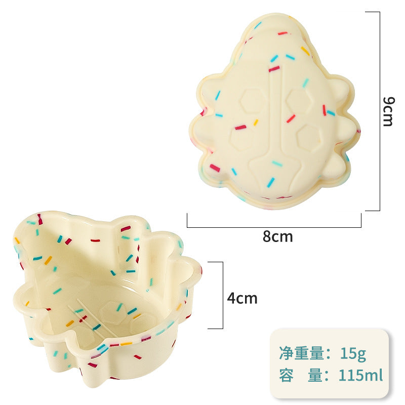 New Silicone Muffin Cup Cake Baking Dessert Tart Pudding Mold Cake Cup Silicone Baking Mold Supply