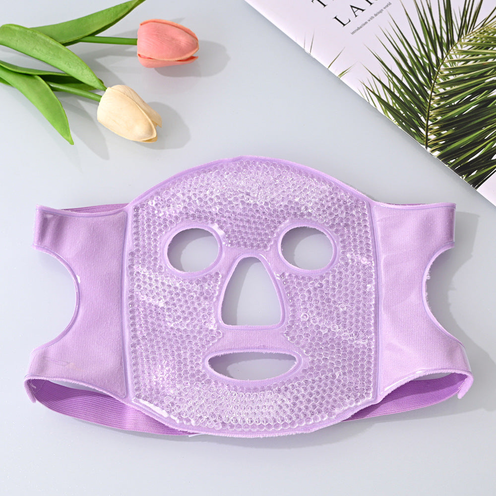 Ice Mask, Ice Eye Mask, Ice Pack, Facial Mask, Postoperative Recovery Artifact, Hot Compress, Full Face Cooling, Super Soft Face Mask