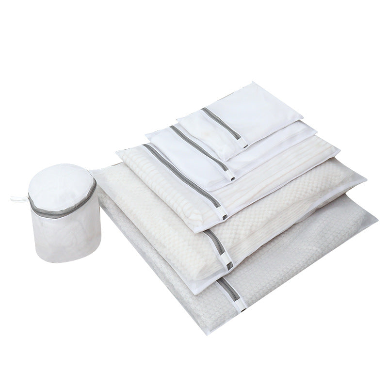 Laundry bag washing machine special anti-deformation filter bag gray zipper fine mesh thickened washing bag manufacturers wholesale