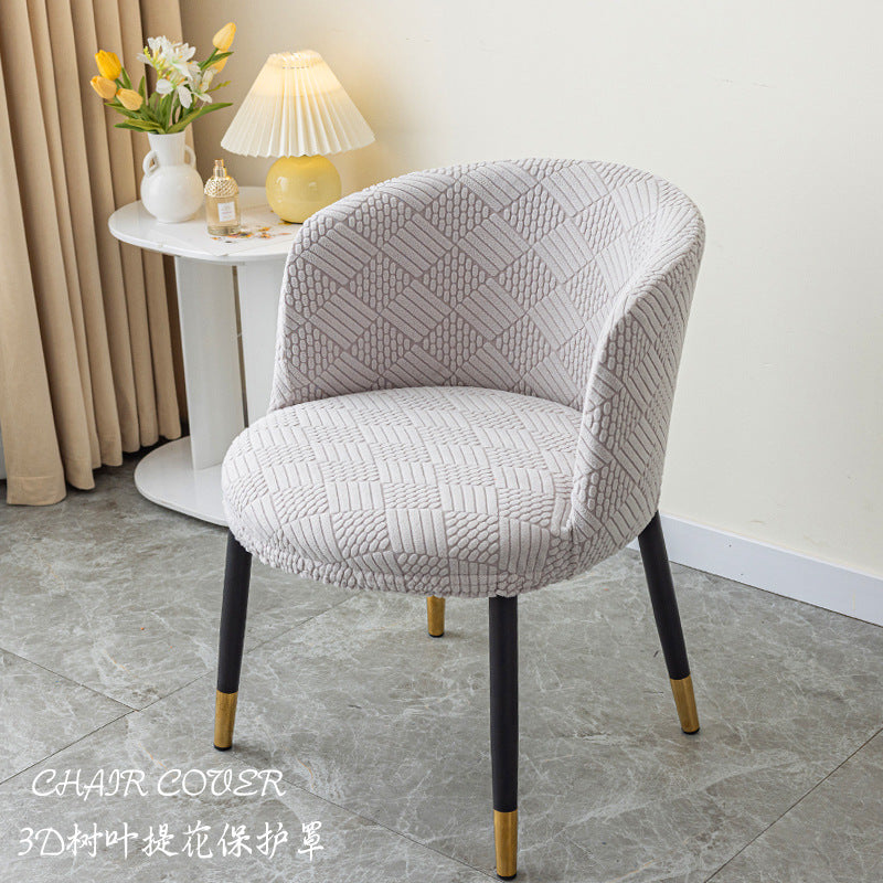 Curved chair cover dressing table dressing table office coffee shop conference semicircle chair cover chopsticks cover cover cloth