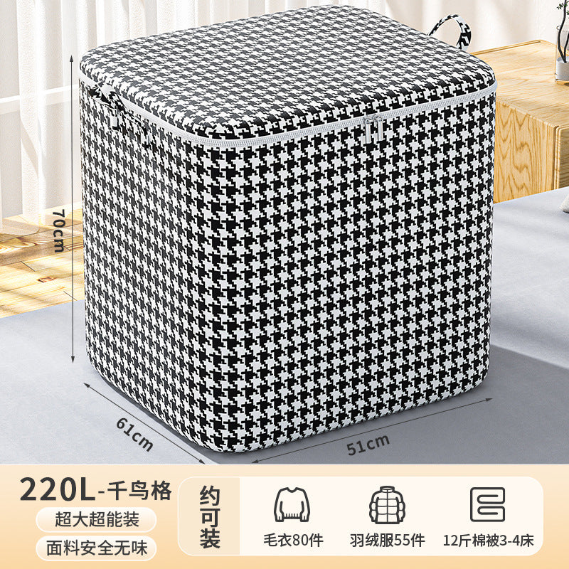 Large-Capacity Moving Packing Bag for Clothes, Cotton Quilt, Luggage Storage Bag, Snakeskin Woven Clothing Storage Bag