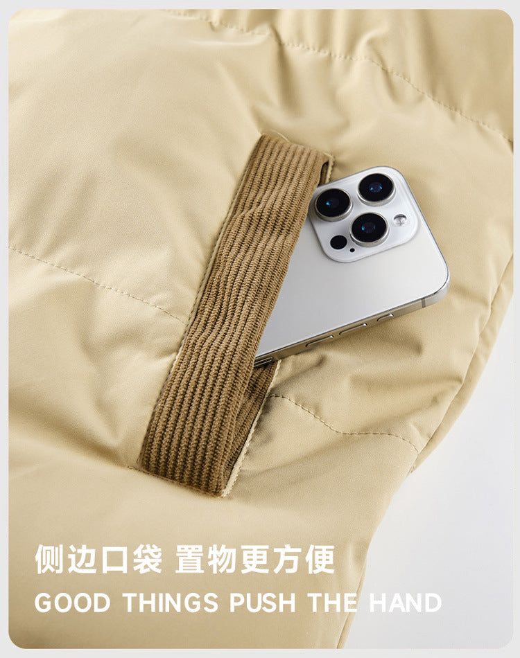 Cross-Border Large Size Hot-Selling Hooded Removable Couple High-Quality Cotton Clothing Autumn and Winter Thickened Cotton Windproof and Warm Cotton Clothing