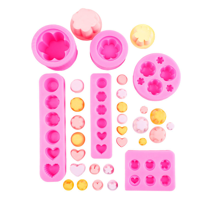 Pudding Shaped Silicone Mold Aromatherapy Plaster Candle Handmade Soap Mold